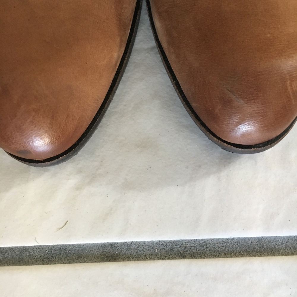 Steve Madden Rust Suede Distressed Mule Booties - image 8